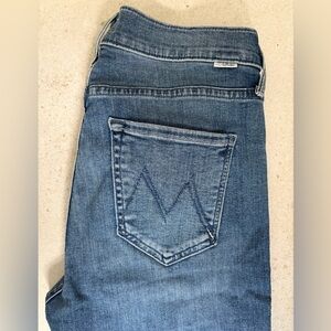 MOTHER Denim The Mid Rise Dazzler Ankle